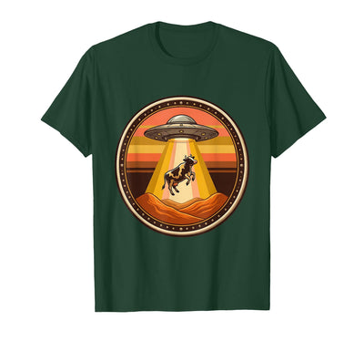 Mademark Ufo Cow Abduction Alien Beam T-Shirt