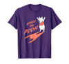 Disney Winnie The Pooh Halloween Casting Scary Shadow T-Shirt - Purple