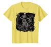 Scary Cyclist Skeleton Gifts Cycling Skeleton Mountain MTB Bicycle Cyclist Skeleton T-Shirt - Lemon Yellow