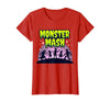 Mademark Halloween - Monsters & Creatures T-Shirt - Red-monster Mash: Spooky Halloween Dance Party for All Ages