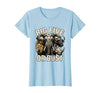 Mademark Big Five or Bust Safari Wildlife Design T-Shirt - Women - Baby Blue