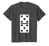Fun and Easy Halloween Costume T-Shirts - Dominoes Double Five Dominoes Halloween Costume 5 Domino Game T-Shirt - Dark