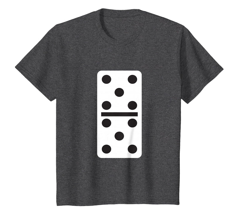 Fun and Easy Halloween Costume T-Shirts - Dominoes Double Five Dominoes Halloween Costume 5 Domino Game T-Shirt - Dark