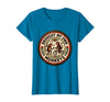 Mademark Brought My Own Monkeys Circus Humor Design T-Shirt - Women - Sapphire Blue