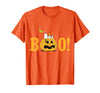 Peanuts Halloween Boo Pumpkin T-Shirt - Orange