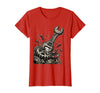 Mademark Monkey Wrench In The Gears Graphic Design T-Shirt - Women - Red