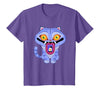Kpop Demon Hunters Halloween Derpy Save The Date Invitation T-Shirt - Purple Heather