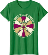 Women's Strike a Pose Always Showgirl Graphic Design T-Shirt - Kelly Green