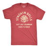 Funny for Men Food Joke for Guys with Funny Sayings Sarcastic T-Shirt in Heather Red - Synonym Rolls