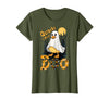 Duck Halloween Gifts Co. Quack I Mean Boo Duck Trick or Treat Spooky Halloween Party T-Shirt - Olive Green