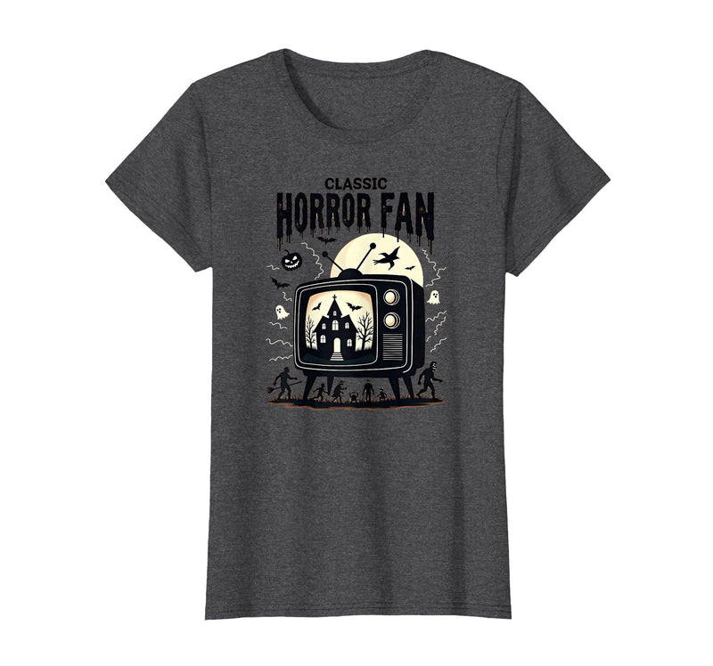 Mademark Halloween - Vampires, Zombies & Horror T-Shirt - Dark Heather Grey-halloween Vintage