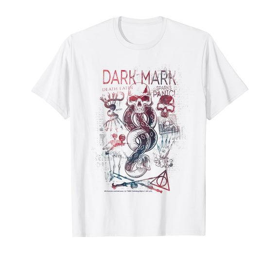 Harry Potter Halloween Design Dark Mark Death Eater T-Shirt - As Pictured