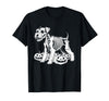 Miniature Schnauzer Lovers Halloween Dog Costume Miniature Schnauzer Skeleton Birthday Halloween Mens Womens T-Shirt - Black