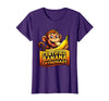 Mademark Certified Banana Enthusiast Funny Monkey Design T-Shirt - Women - Purple