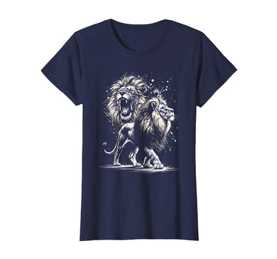Lion Majestic and Proud in Artistic Style T-Shirt