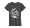 Mademark Resting Witch Face Halloween Design T-Shirt - Dark Heather Grey