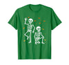 Funny Halloween Trump Skeleton Trump Design Funny Halloween Trump Skeleton Trump T-Shirt - Kelly Green