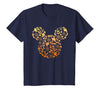 Disney Mickey Mouse Halloween Ghosts & Pumpkins Gradient T-Shirt - Navy Blue