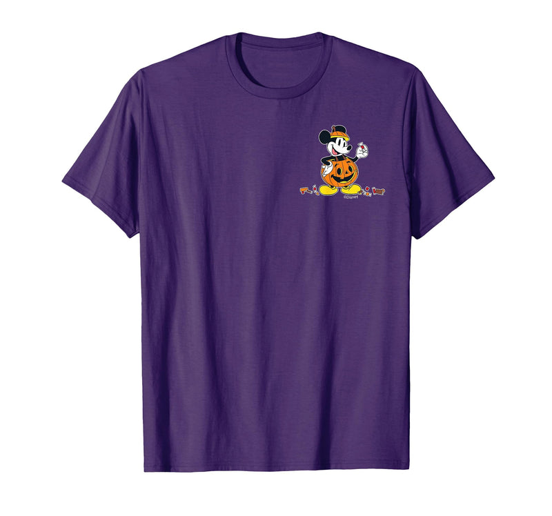 Disney Mickey Mouse Halloween Pumpkin Costume with Candy T-Shirt - Purple