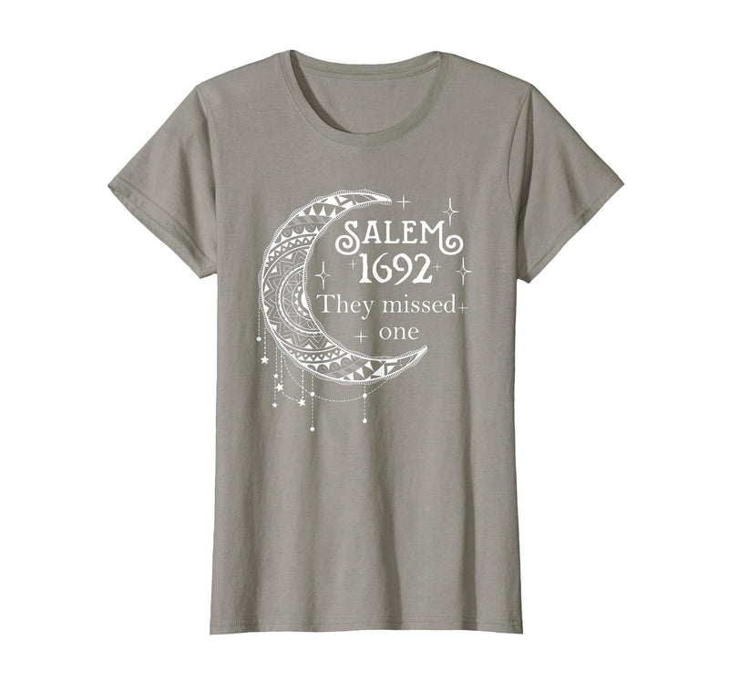 Salem 1692 They Missed One - Salem Witch 1692 Halloween T-Shirt - Slate Grey