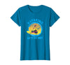 Groundhog Tees Kayaking Gets Me Wet Halloween Funny T-Shirt T-Shirt - Sapphire Blue