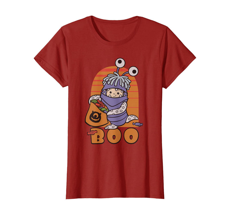 Disney Pixar Monster Inc Boo Halloween T-Shirt - Cranberry Red