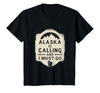 Alaska is Calling and I Must Go Mountains Bear T-Shirt - Black