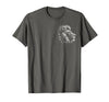 MyAnimal - Your Favourite Animal Wear Lion Head - Cool Portrait of a Proud Lion on Chest T-Shirt - Asphalt Grey