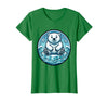 Mademark Polar Bear Lone Ice Floe Arctic Drift Design T-Shirt - Kelly Green