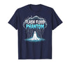 Mademark Halloween Weather Flash Flood Phantom Spooky Storm T-Shirt - Navy Blue