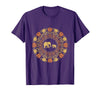 Mademark Mother Elephant and Baby Walking Through Tall Grass T-Shirt - Men - Purple