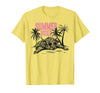 Summer vibes Highland cow t -shir t Summer Vibes Highland Cow T-Shirt - Lemon Yellow