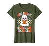 RBT Behavior Tech Spooky Halloween Gifts Co. One Spooky Behavior Technician Analyst - Halloween Ghost RBT T-Shirt - Olive