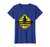 Mademark Baby Zombie On Board Pregnant Halloween Design T-Shirt - Royal Blue
