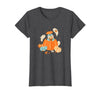 Disney Winnie The Pooh Halloween Cute Eeyore Pumpkin Patch T-Shirt - Dark Heather Grey