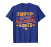 Equal Rights Outfits & Feminist Halloween Costume Pumpkin Spice and Equal Rights Feminist Halloween T-Shirt - Royal Blue
