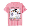 Spooky Goose Teacher Halloween Costume Funny Halloween Silly Goose Witch Spooky Goose Teacher Club T-Shirt - Pink