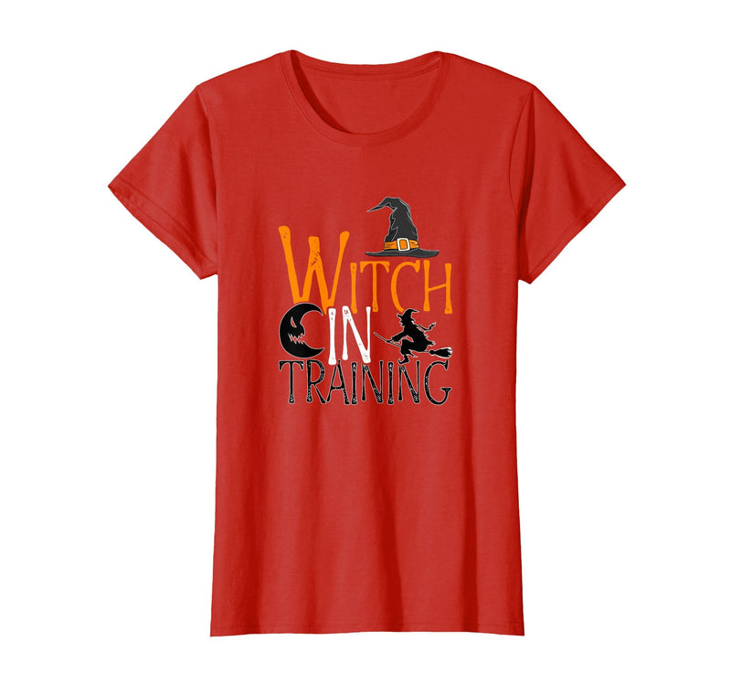 Witch In Training - Halloween Spooky Magic Gift Witch in Training - Magic Lover Halloween Season Witch T-Shirt - Red