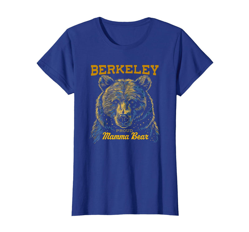 Hometown Heroes - Hometown T-Shirts and Apparel Berkeley California - Mama Bear T-Shirt - Royal Blue