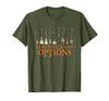 Funny Halloween Spooky Season Witch Broom A Girl's Gotta Have Options with Witch Broom Halloween T-Shirt - Olive Green