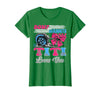 Gender Reveal Family Matching Burnouts or Bows Titi Loves You Gender Reveal Party T-Shirt - Kelly Green