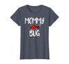 Funny Cute Ladybug Ideas For Mommy Mommy Bug Cute Ladybug Mom T-Shirt - Heather Blue