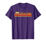 Showing Cattle T-Shirts And Apparel Show Dad - Fun Distressed Look for Showing Pigs T-Shirt - Purple