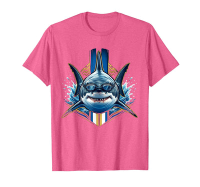 6th Grade Shark Swimmer Goggles Illustration T-Shirt