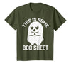 This Is Some Boo Sheet Funny Halloween Ghost This is Some Boo Sheet Halloween Angry Ghost Funny Men Women T-Shirt - Olive