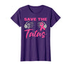 Amb Breast Cancer Awareness Month Warrior Survivor Save The Tatas Breast Cancer Pink Ribbon Skeleton Halloween T-Shirt -