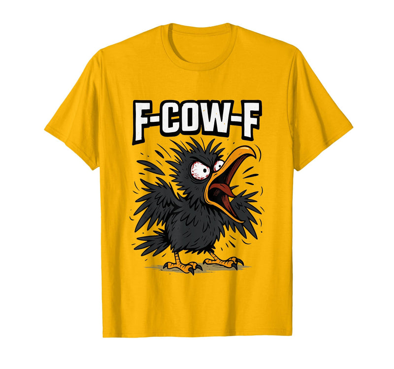 F COW F Crow F-Cow-F T-Shirt - Golden Yellow