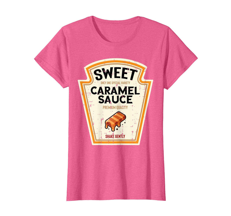 Halloween Shirts For Women Men Kids Boys Girls Halloween Caramel Sauce Funny Food Costume Women Men Kids T-Shirt - Pink