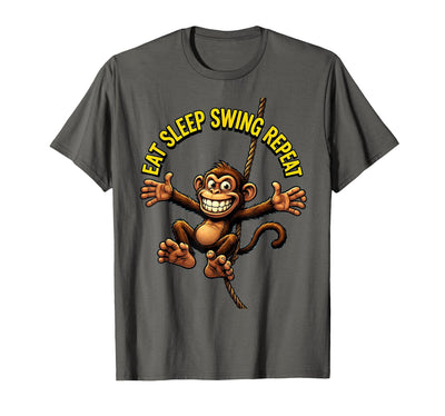 Eat Sleep Swing Repeat Monkey Graphic Design T-Shirt - Men