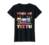 Halloween Shirts For Women Men Kids Boys Girls Halloween Dentist Trick Or Teeth Dental Costume Men Women T-Shirt - Black